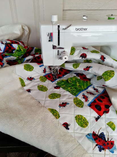 lady bug quilt quilting