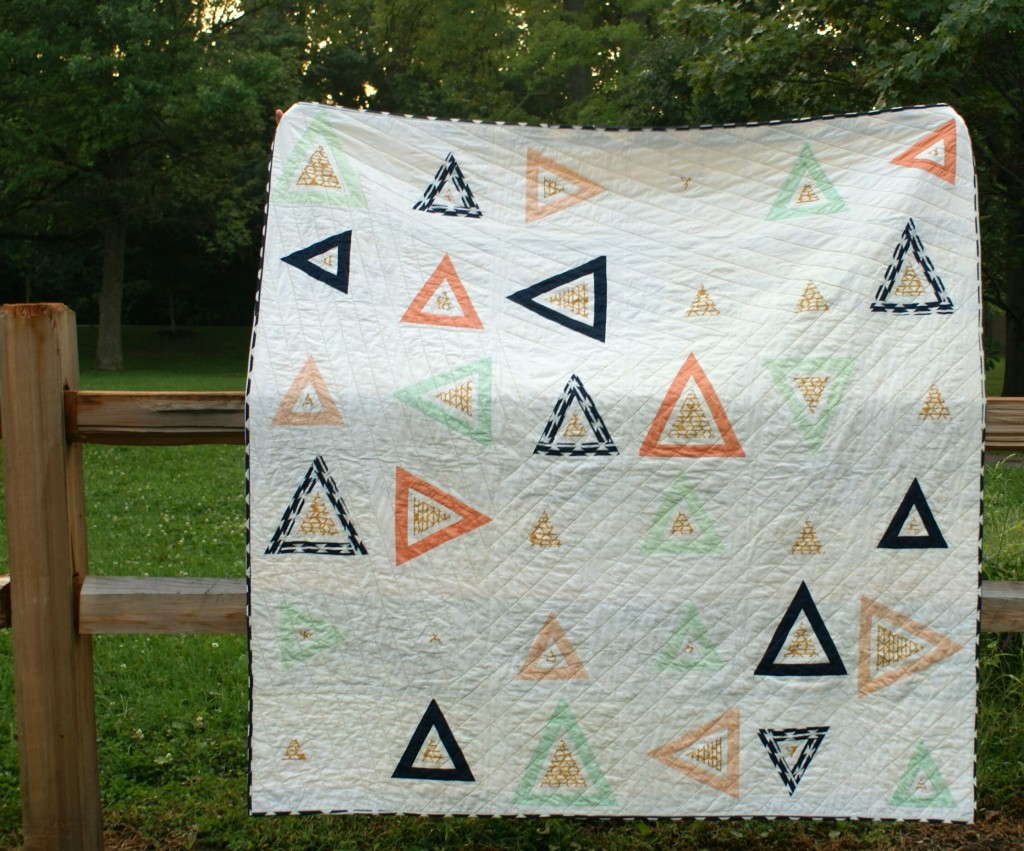 nomadic triangles quilt