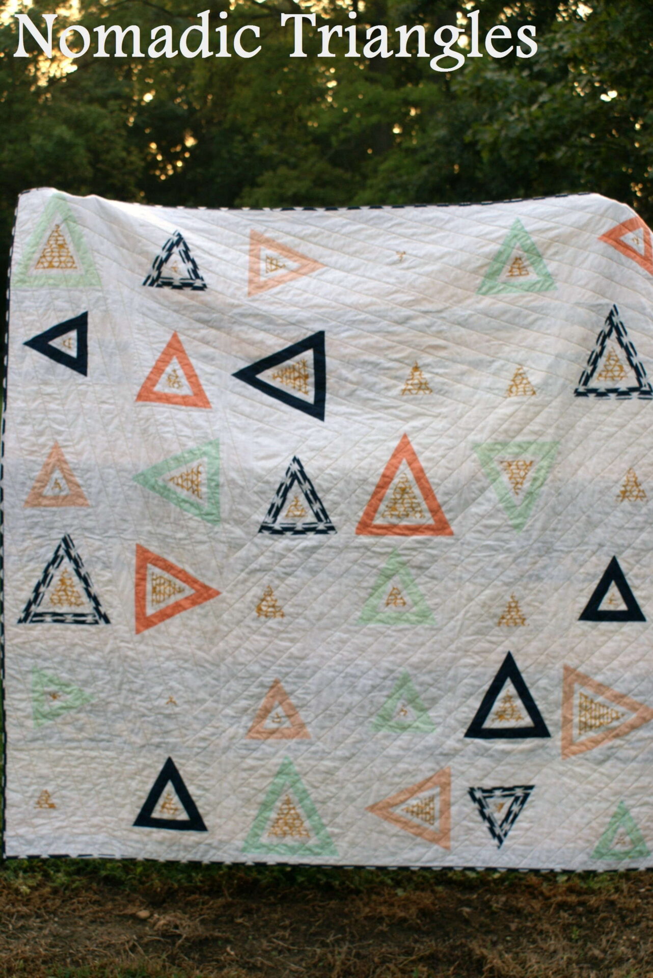 nomadic triangles quilt