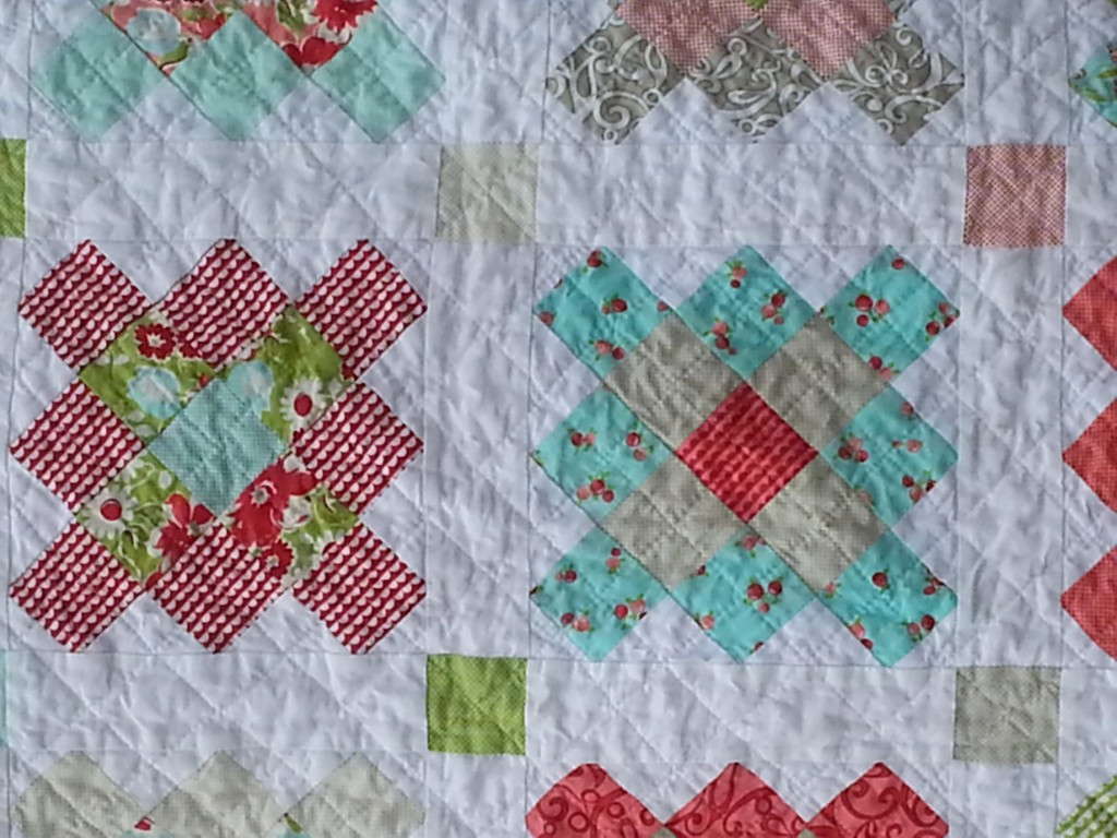 ruby granny squares quilt