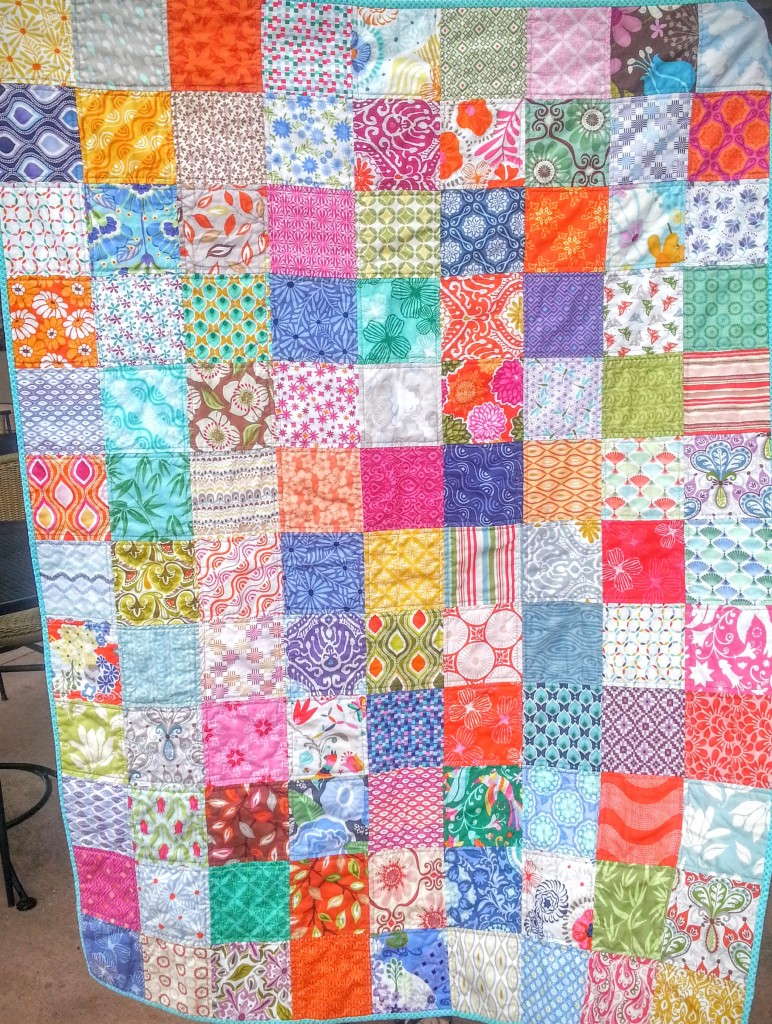 simple charm quilt 