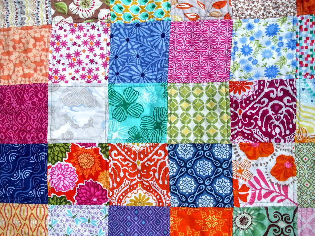 simple charm quilt 