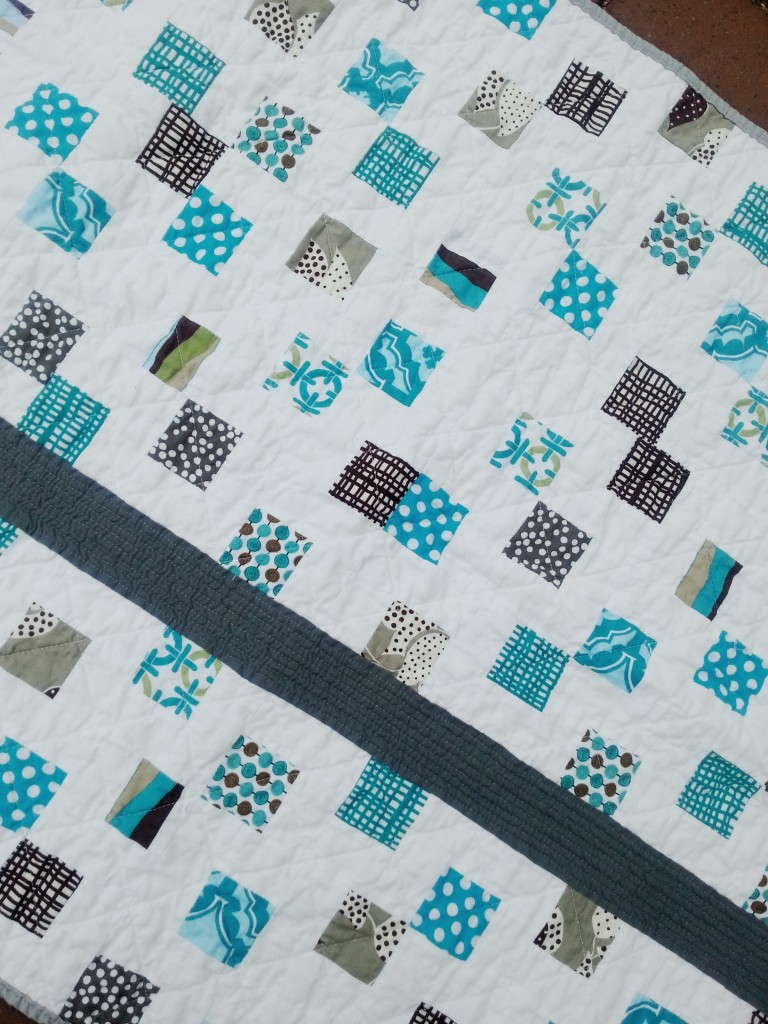 mosaic tiles baby quilt