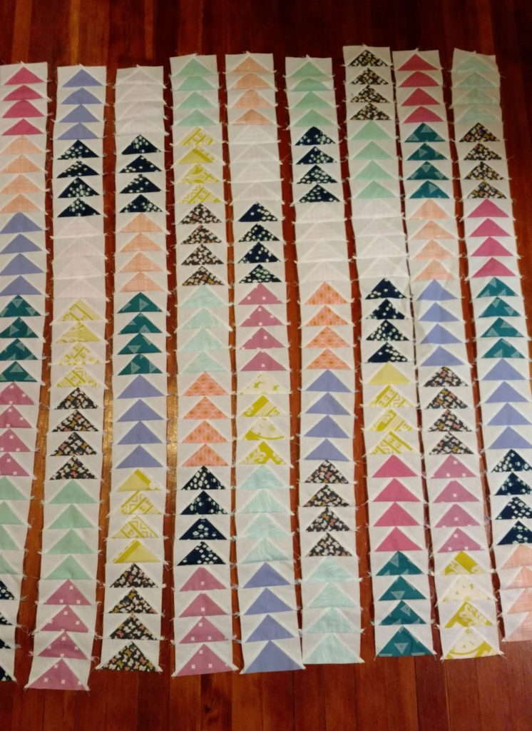 flying geese blocks, quiltytherapy