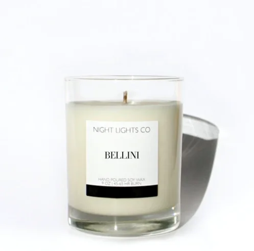bellini jar candle from night lights company